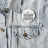 Badge Rond 5 Cm Pi = 3,141592653589 etc. etc… quoi que ! (En situation)