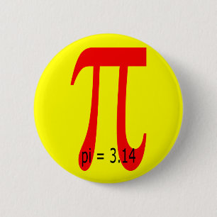 Badge Rond 5 Cm pi = 3 14159 265