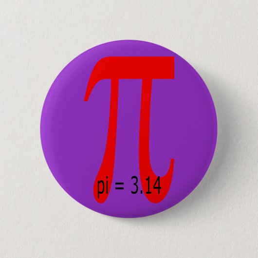 Badge Rond 5 Cm pi = 3 14159 265 (Devant)
