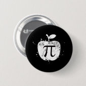Badge Rond 5 Cm Pi Apple Pie Pie Funny (Devant & derrière)
