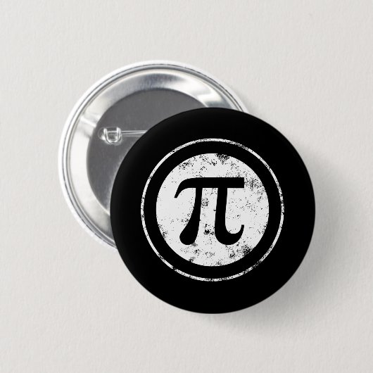 Badge Rond 5 Cm Pi Day Pi Math (Devant & derrière)