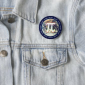 Badge Rond 5 Cm Pi Day sur Terre | Maths (En situation)