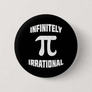 Badge Rond 5 Cm Pi Infiniment Irrationnel Pi Day 314 Math Geek Ner