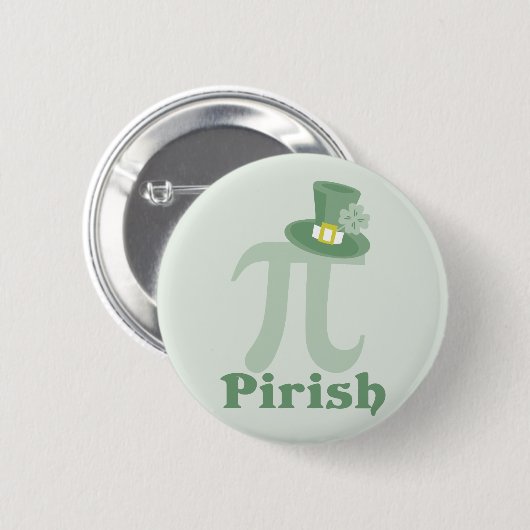 Badge Rond 5 Cm "Pi-rish" (Devant & derrière)