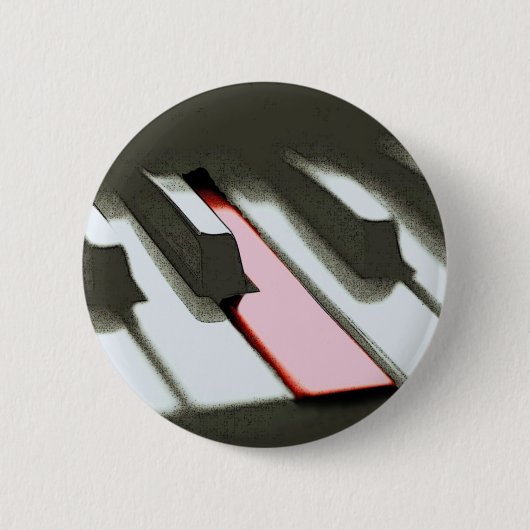 Badge Rond 5 Cm Piano (Devant)