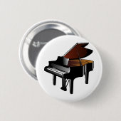 Badge Rond 5 Cm Piano à queue (Devant & derrière)