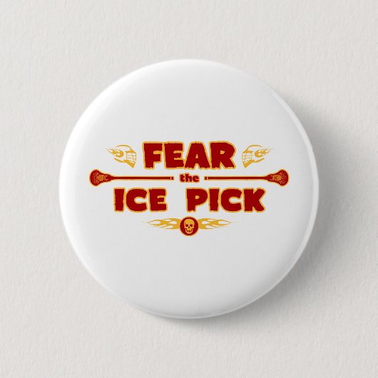 Badge Rond 5 Cm Pic à glace (Devant)