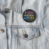 Badge Rond 5 Cm pic-K Love (En situation)