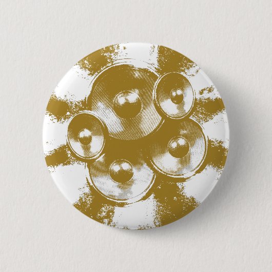 Badge Rond 5 Cm Pic musical (Devant)