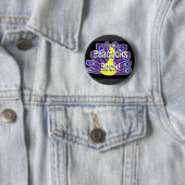 Badge Rond 5 Cm Pic pourpre (En situation)