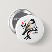 Badge Rond 5 Cm Pickadee (Devant & derrière)