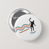 Badge Rond 5 Cm Pickleball (Devant & derrière)