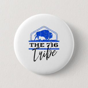 Badge Rond 5 Cm Pickleball 716 tribu buffalo 716 ouest de New York
