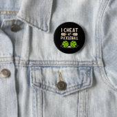 Badge Rond 5 Cm Pickleball Drôle (En situation)
