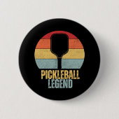 Badge Rond 5 Cm Pickleball drôle (Devant)