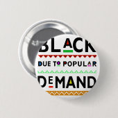 Badge Rond 5 Cm Pièce en t d'Afrocentric (Devant & derrière)