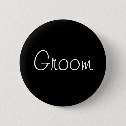 Badge Rond 5 Cm Pièce noire (Devant)