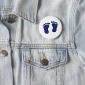 Badge Rond 5 Cm Pieds - bébé (En situation)