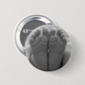 Badge Rond 5 Cm Pieds bébé (Devant & derrière)