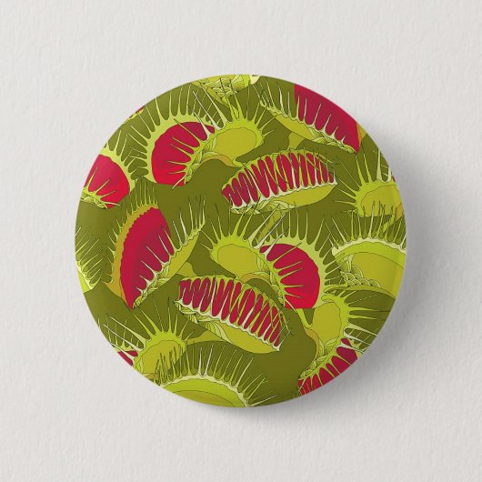 Badge Rond 5 Cm piège à mouches halloween (Devant)