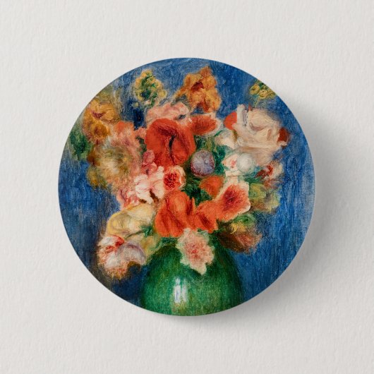 Badge Rond 5 Cm Pierre-Auguste Renoir - Bouquet (Devant)