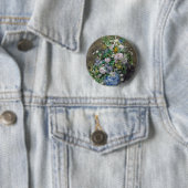 Badge Rond 5 Cm Pierre-Auguste Renoir - Bouquet de printemps (En situation)