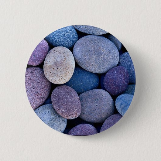 Badge Rond 5 Cm Pierre bleu roches (Devant)