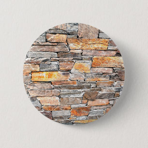 Badge Rond 5 Cm Pierre de pierre naturelle pierre de pierre motif 
