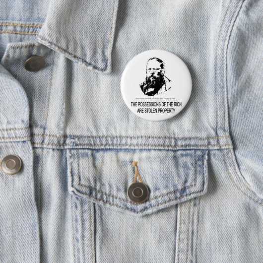 Badge Rond 5 Cm Pierre-Joseph Proudhon (En situation)