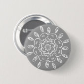 Badge Rond 5 Cm Pierre Mandala (Devant & derrière)