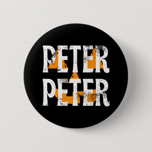 Badge Rond 5 Cm Pierre Pierre Citrouille de la Saison Automnale