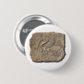 Badge Rond 5 Cm Pierre rouge (Devant & derrière)