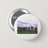 Badge Rond 5 Cm Pierres psychédéliques (Devant & derrière)