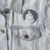 Badge Rond 5 Cm Pietà sculptée (En situation)