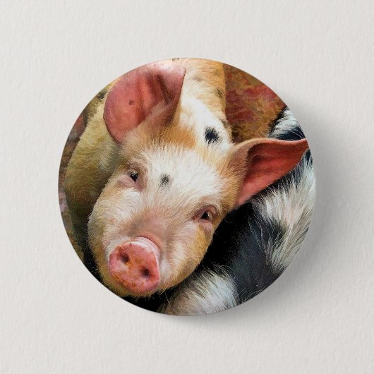 BADGE ROND 5 CM PIG (Devant)