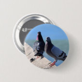 Badge Rond 5 Cm Pigeon (Devant & derrière)