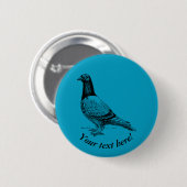Badge Rond 5 Cm Pigeon (Devant & derrière)