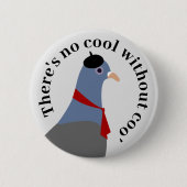 Badge Rond 5 Cm Pigeon (Devant)