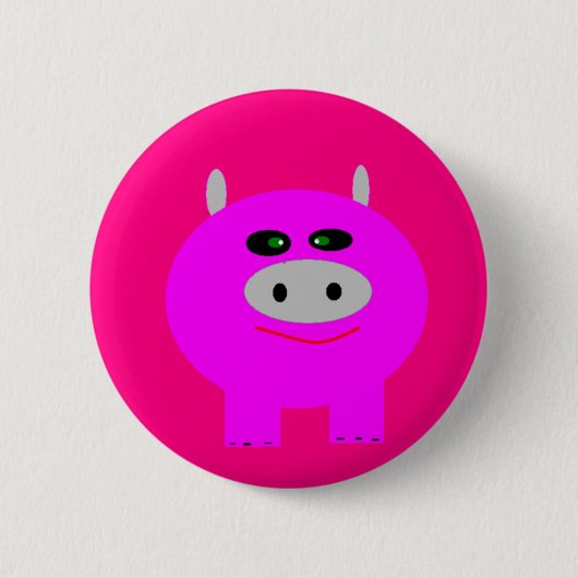 Badge Rond 5 Cm Piggy Pin (Devant)