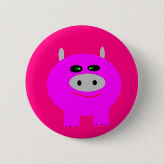 Badge Rond 5 Cm Piggy Pin