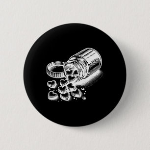 Badge Rond 5 Cm Pills d'amour Cadeaux de la Saint-Valentin Femme H
