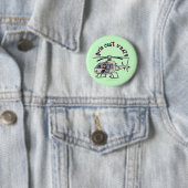 Badge Rond 5 Cm Pilote d'hélicoptère léger (En situation)