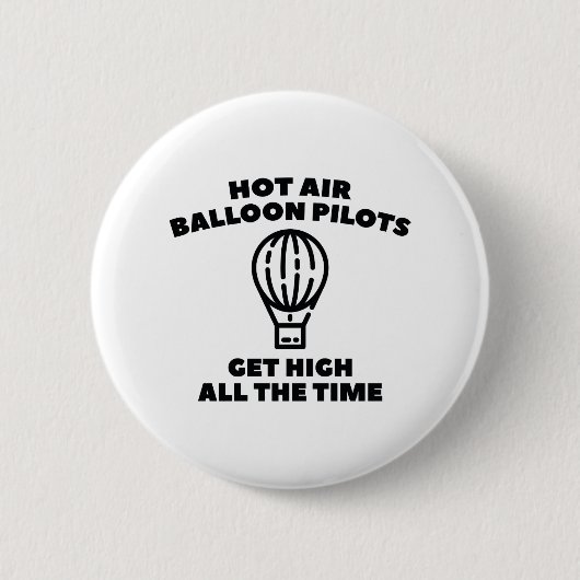Badge Rond 5 Cm Pilotes de ballon (Devant)