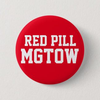Badge Rond 5 Cm Pilule rouge MGTOW