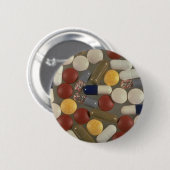 Badge Rond 5 Cm Pilules (Devant & derrière)