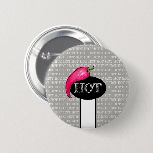 Badge Rond 5 Cm Piment (Devant & derrière)