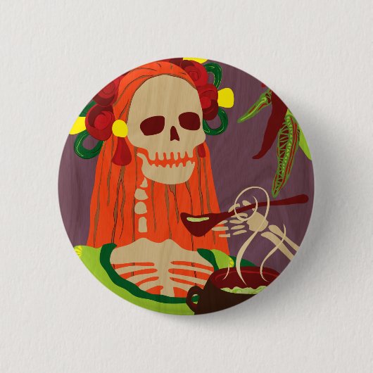 Badge Rond 5 Cm piment le Colorado (Devant)