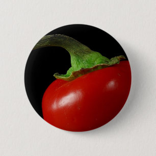 Badge Rond 5 Cm Piment rouge