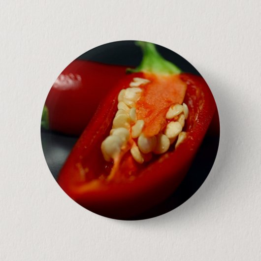 Badge Rond 5 Cm piments, semence morte (Devant)
