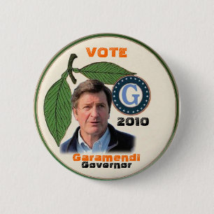 Badge Rond 5 Cm Pin 2010 de John Garamendi